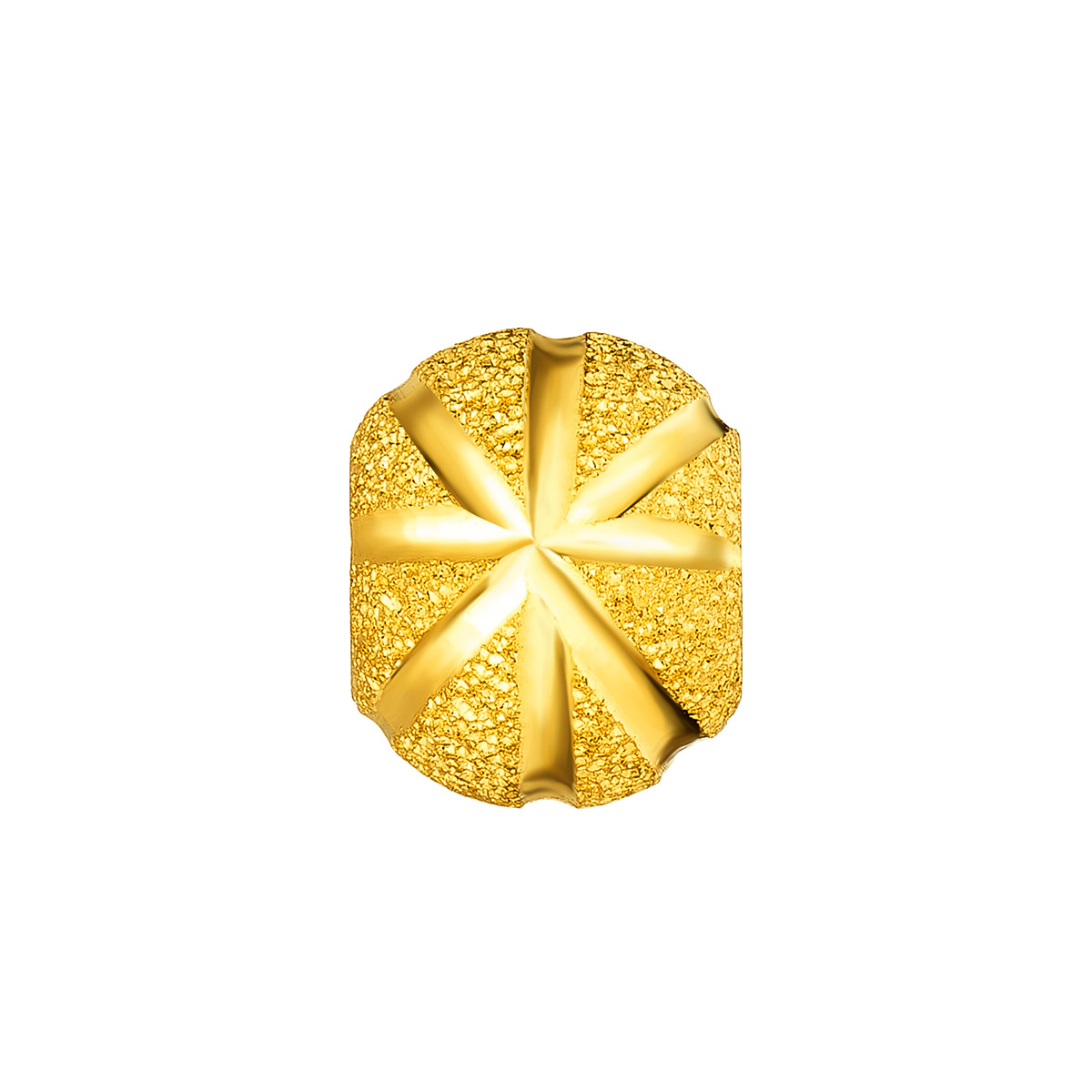 六福珠宝黄金转运珠足金吊坠女款路路通DIY串珠项坠计价G01G0019DS