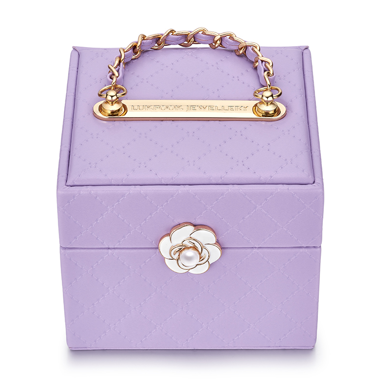 【礼品链接勿拍】紫色首饰盒