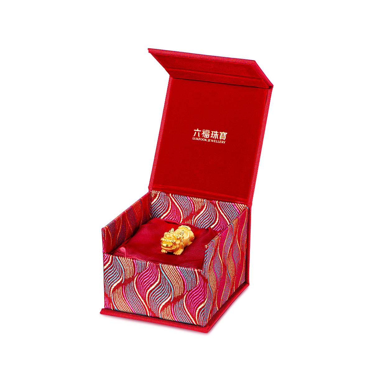 六福珠宝黄金实体摆件貔貅足金装饰工艺品送礼定价DH0178【联系客服补货】