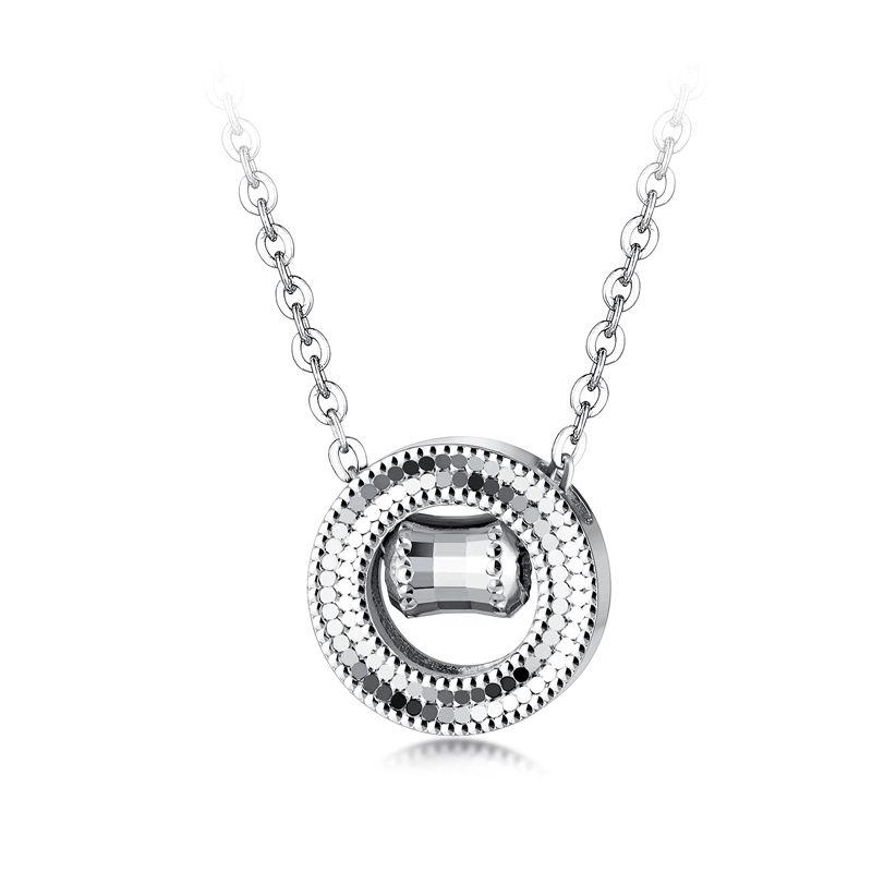 六福珠宝时来运转铂金Pt950项链小蛮腰可转动女款计价F63P0004DS【联系客服补货】