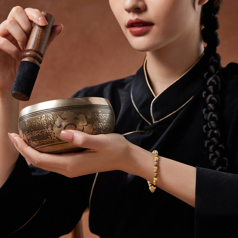 六福珠宝福满传家龙鳞珠黄金手链男女石英质玉手串计价HEG0016DS【联系客服补货】【1V1直播看货】