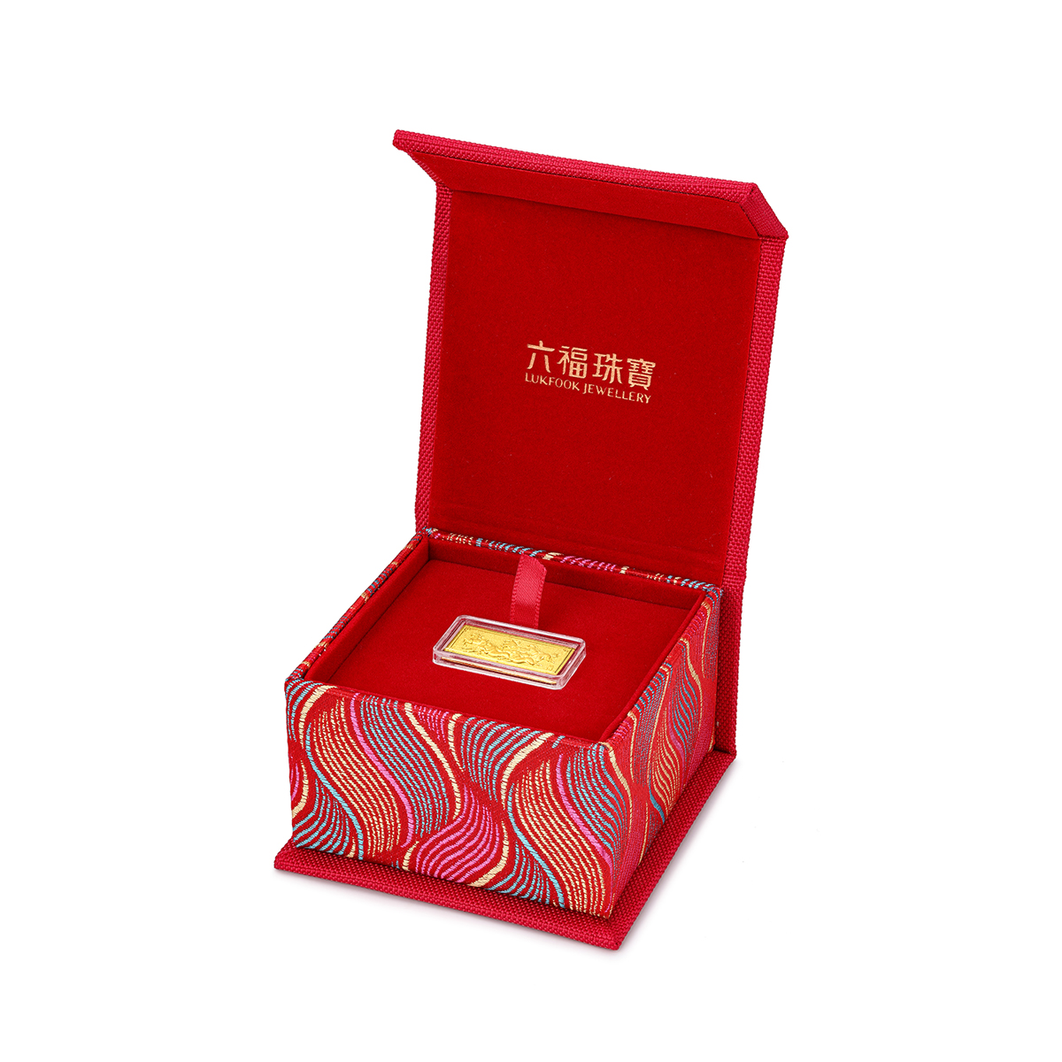 六福珠宝马到功成黄金投资金条5g金摆件计价GMG80043-5【联系客服补货】