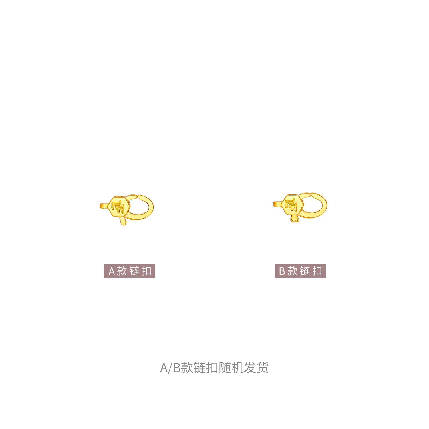 六福珠宝巧克力方糖黄金项链女5G套链足金小吊坠计价GCG30029【1V1直播看货】