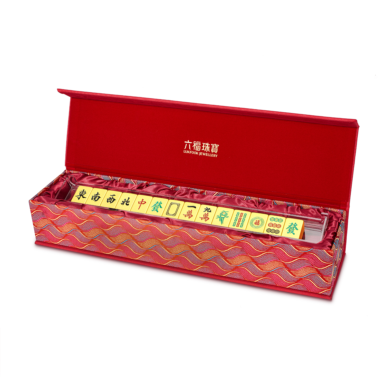 六福珠宝胡牌十三幺实体黄金摆件收藏工艺品DH0302【联系客服补货】