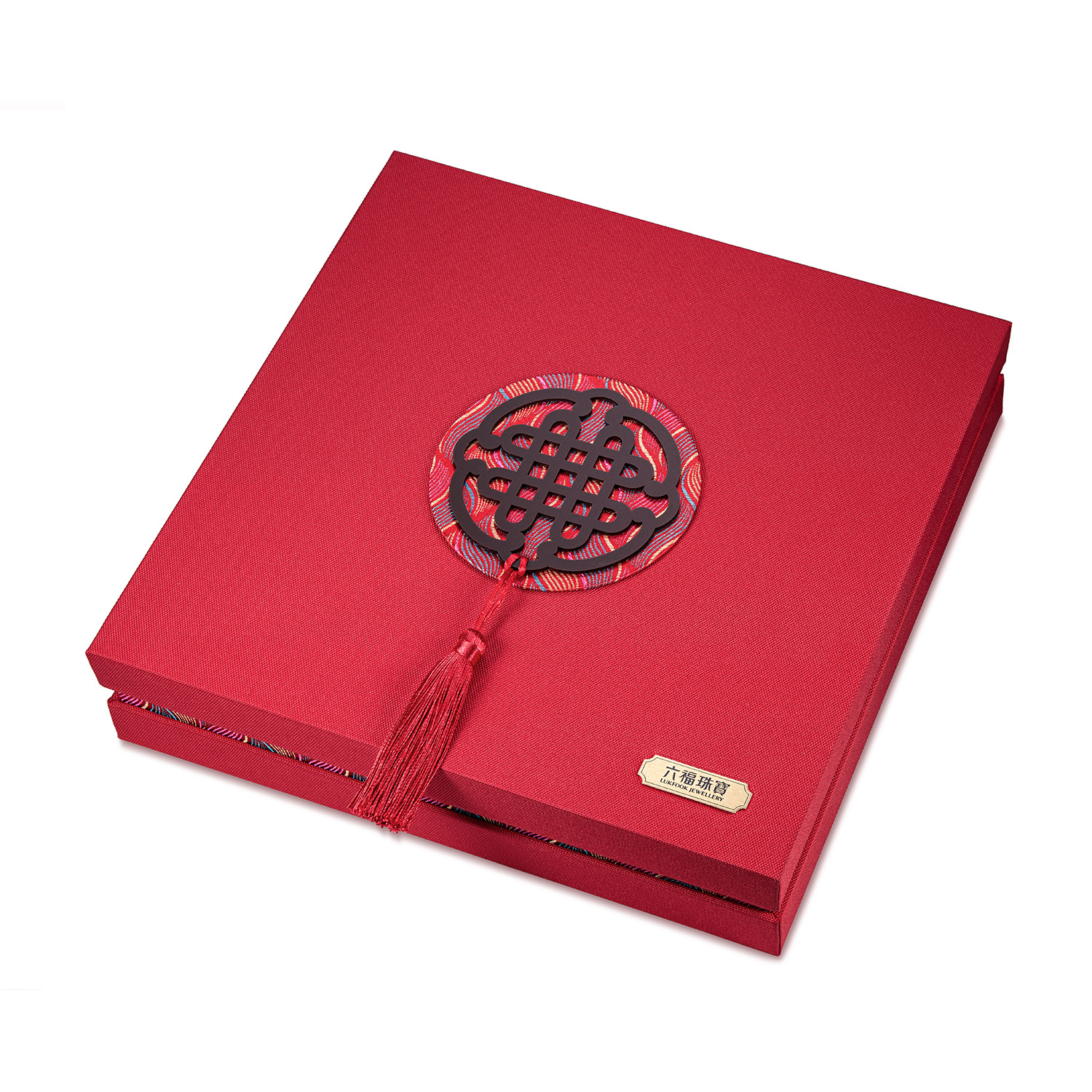 六福珠宝唐宫夜宴联名牡丹蝶梦黄金摆件收藏工艺品送礼033518JA