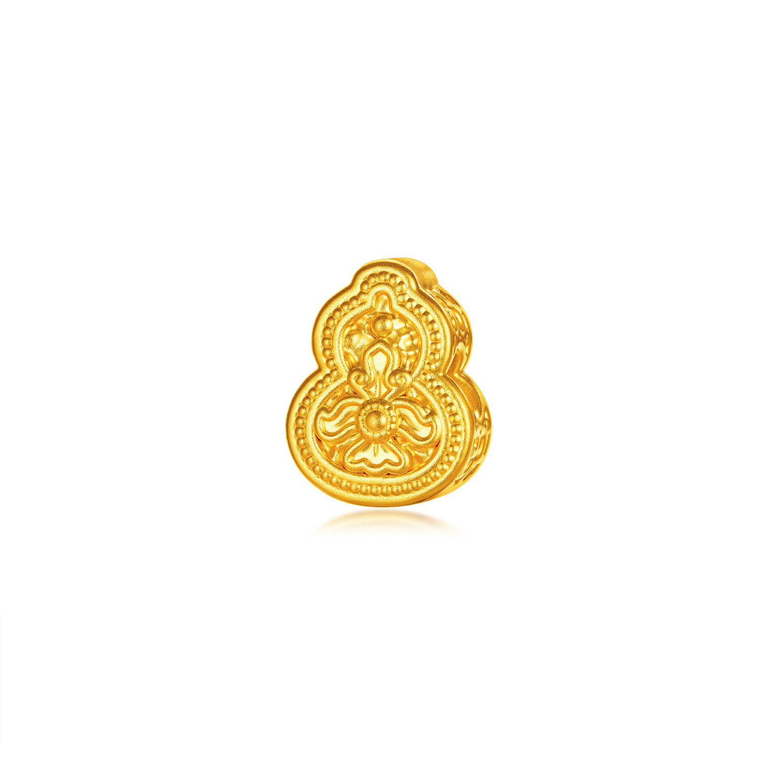 六福珠宝唐宫夜宴联名唐小珠黄金转运珠钻石挂坠DIY红绳032458PA