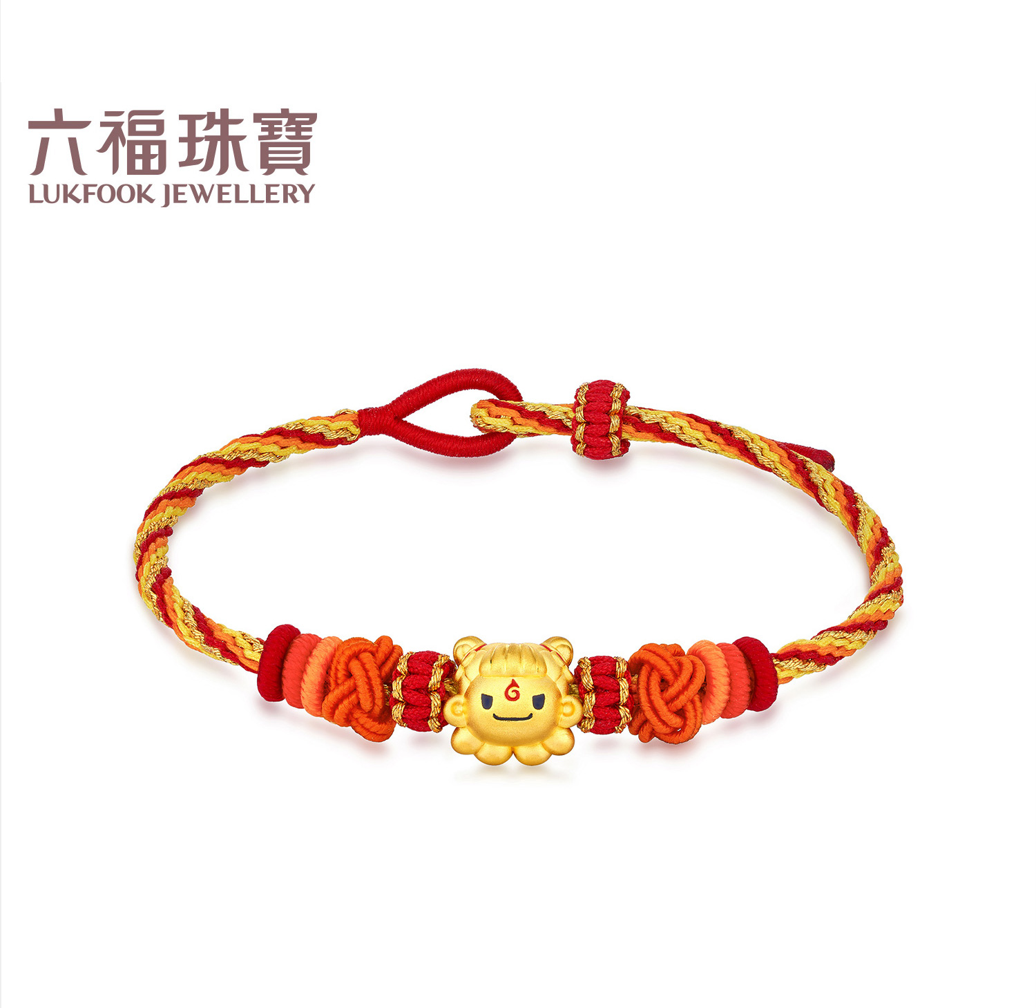 六福珠宝电影哪吒之魔童闹海哪吒足金串饰黄金转运珠手绳034918PB【联系客服补货】