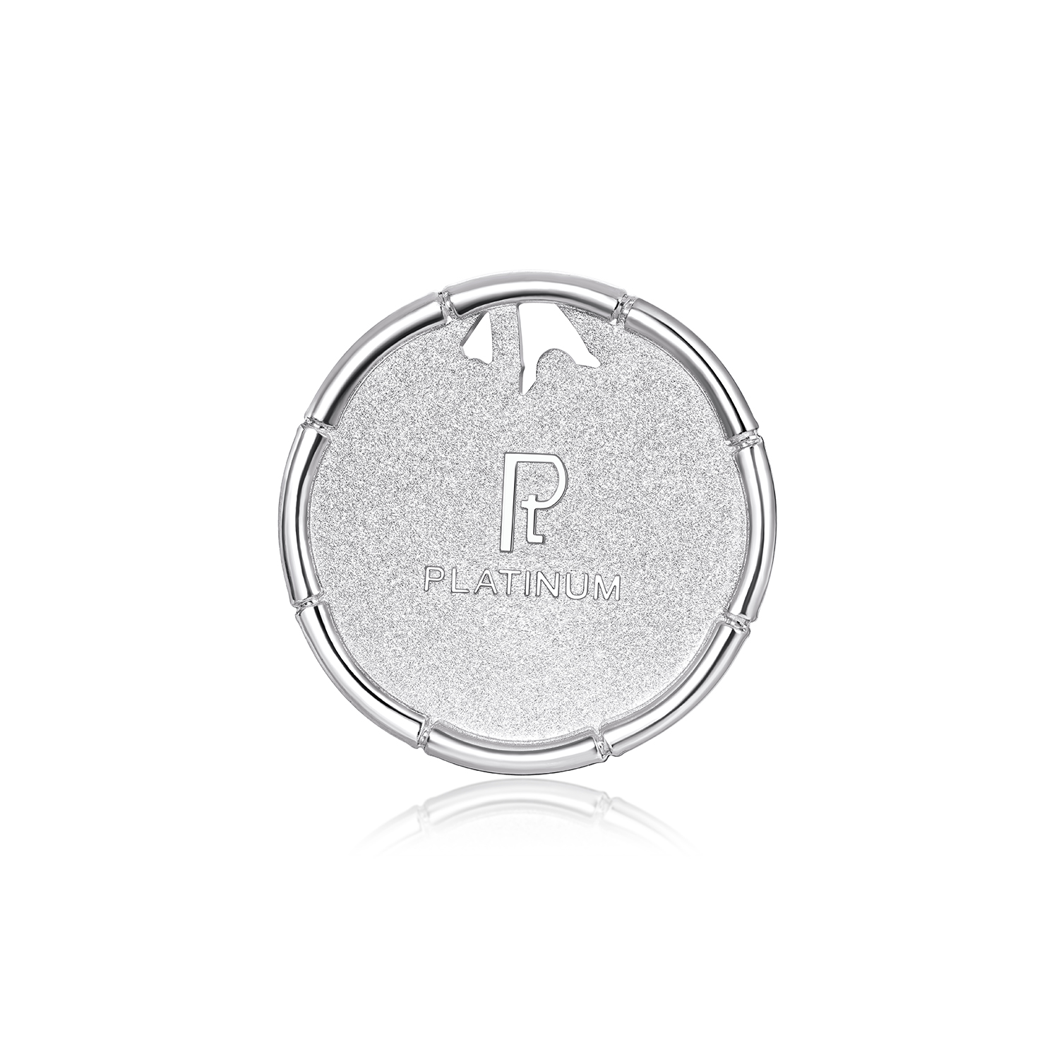 【5日上新】六福珠宝大熊猫铂金添富金章10克送礼收藏摆件计价GJP0032DS