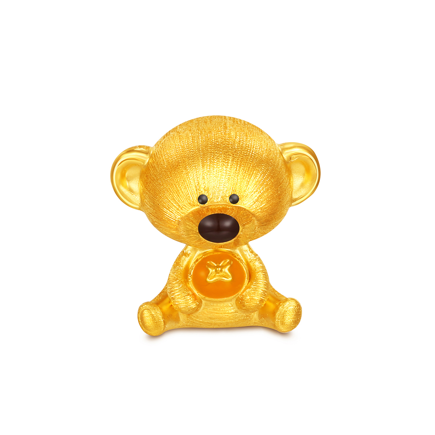 六福珠宝13DE MARZO联名Marzo Bear黄金转运珠小熊串珠036350PA