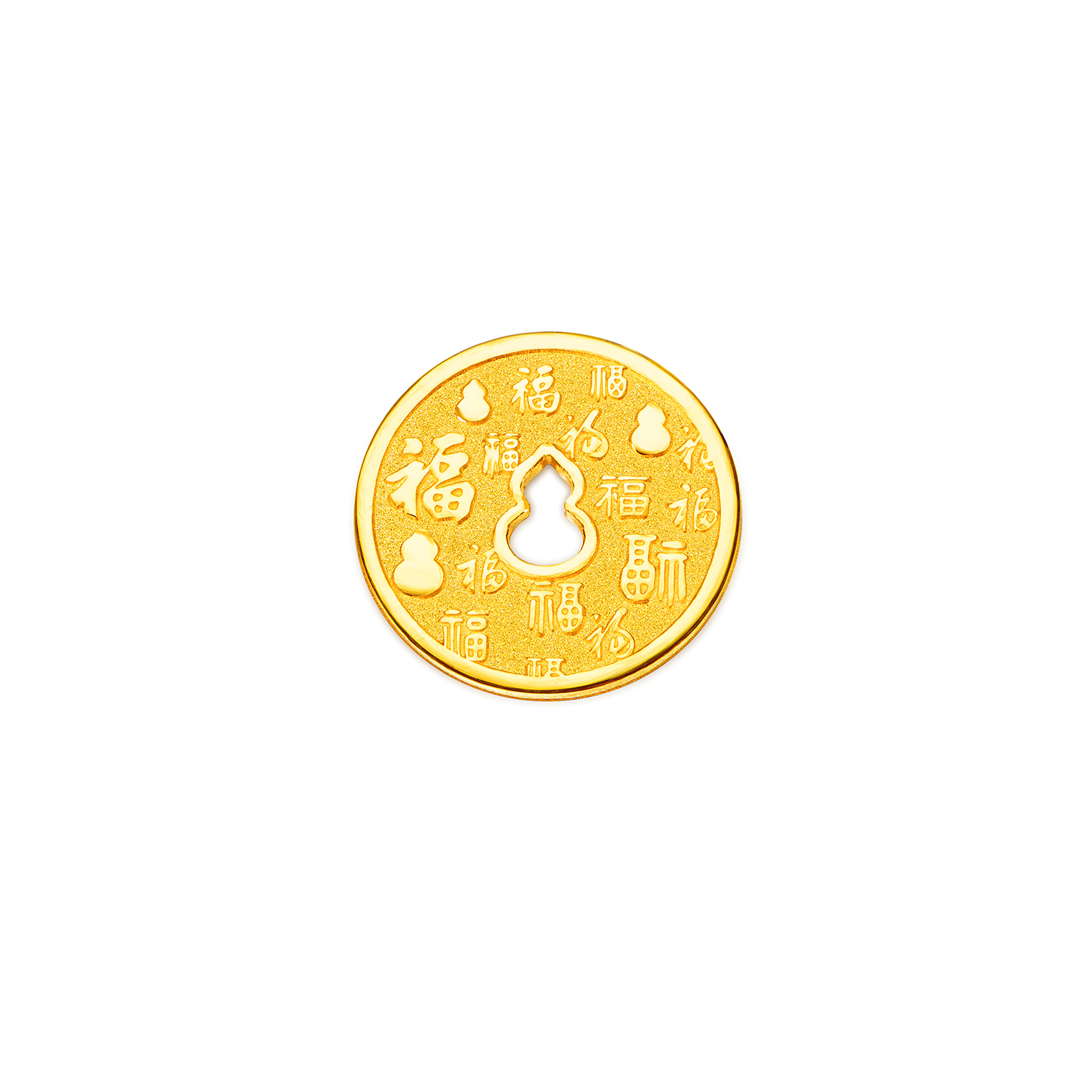 六福珠宝福禄元满黄金添富金章金币5g10g20g投资计价034984HA-5