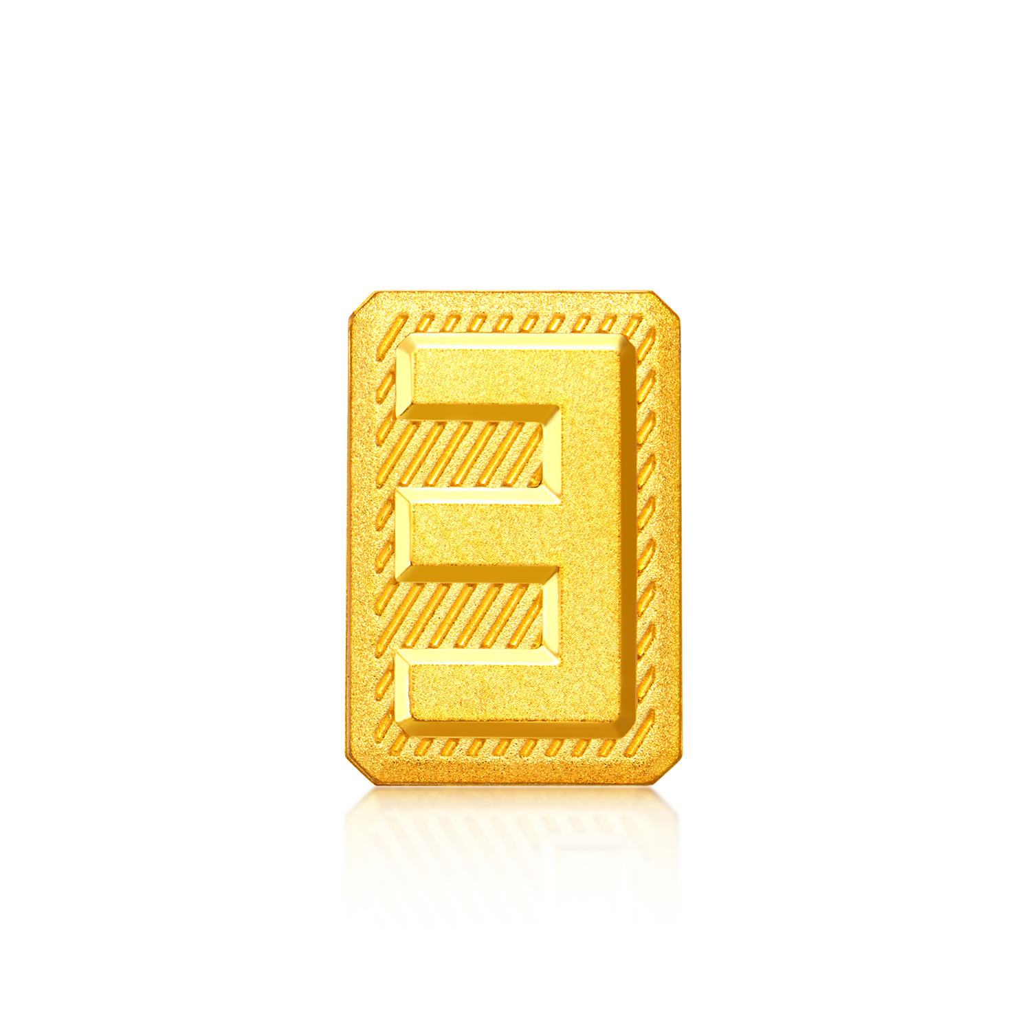 【新品预售】六福珠宝数字黄金添富金条DIY幸运号码送礼1g计价040469GA-1A