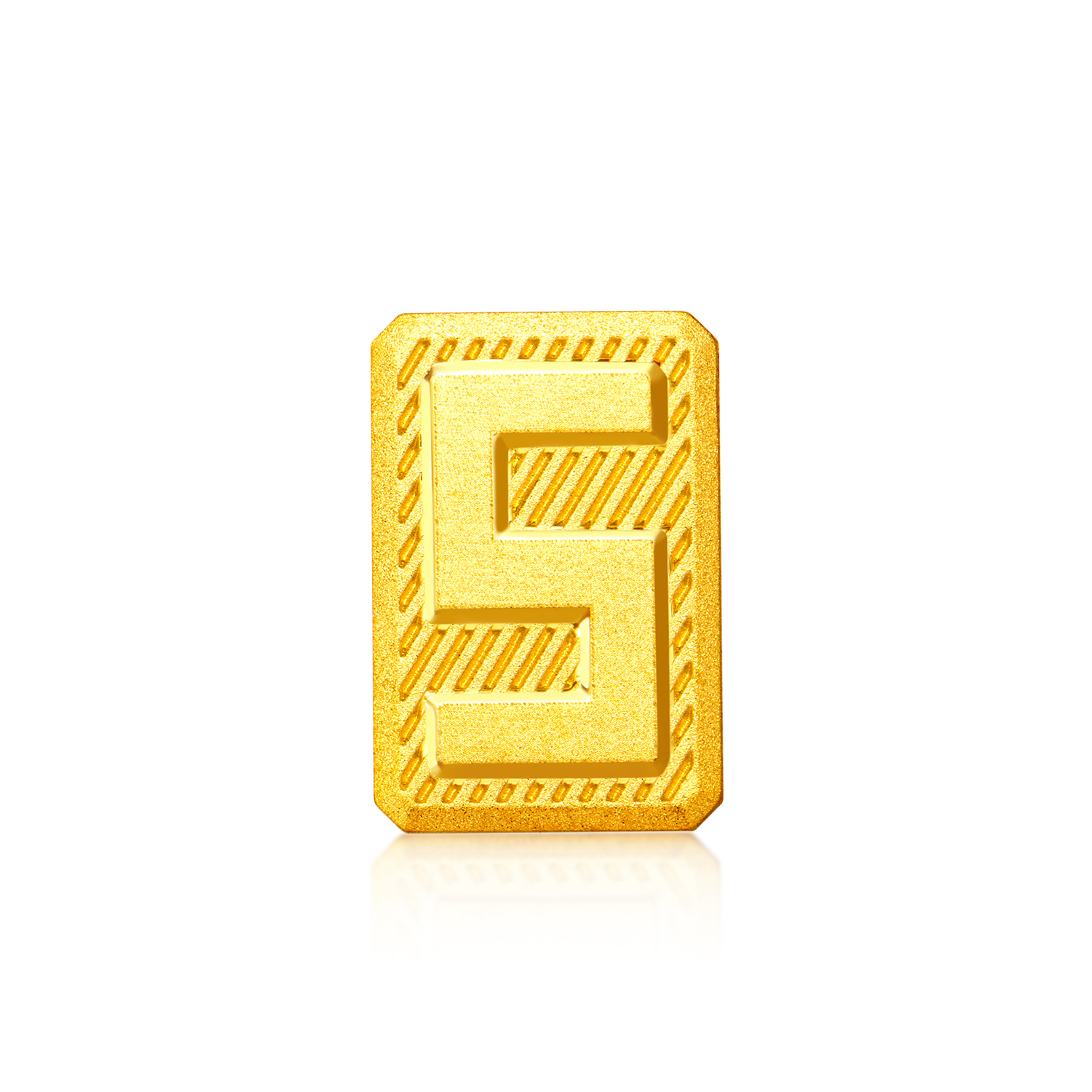 【新品预售】六福珠宝数字黄金添富金条DIY幸运号码送礼1g计价040469GA-1A