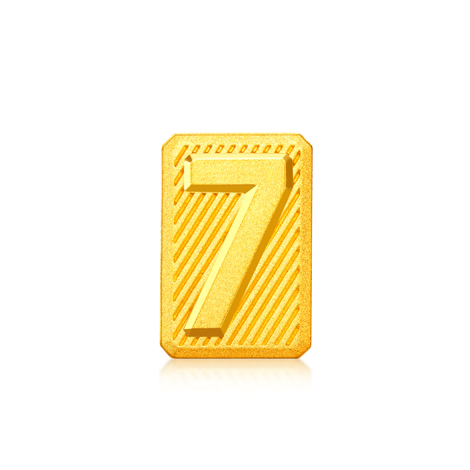 【新品预售】六福珠宝数字黄金添富金条DIY幸运号码送礼1g计价040469GA-1A