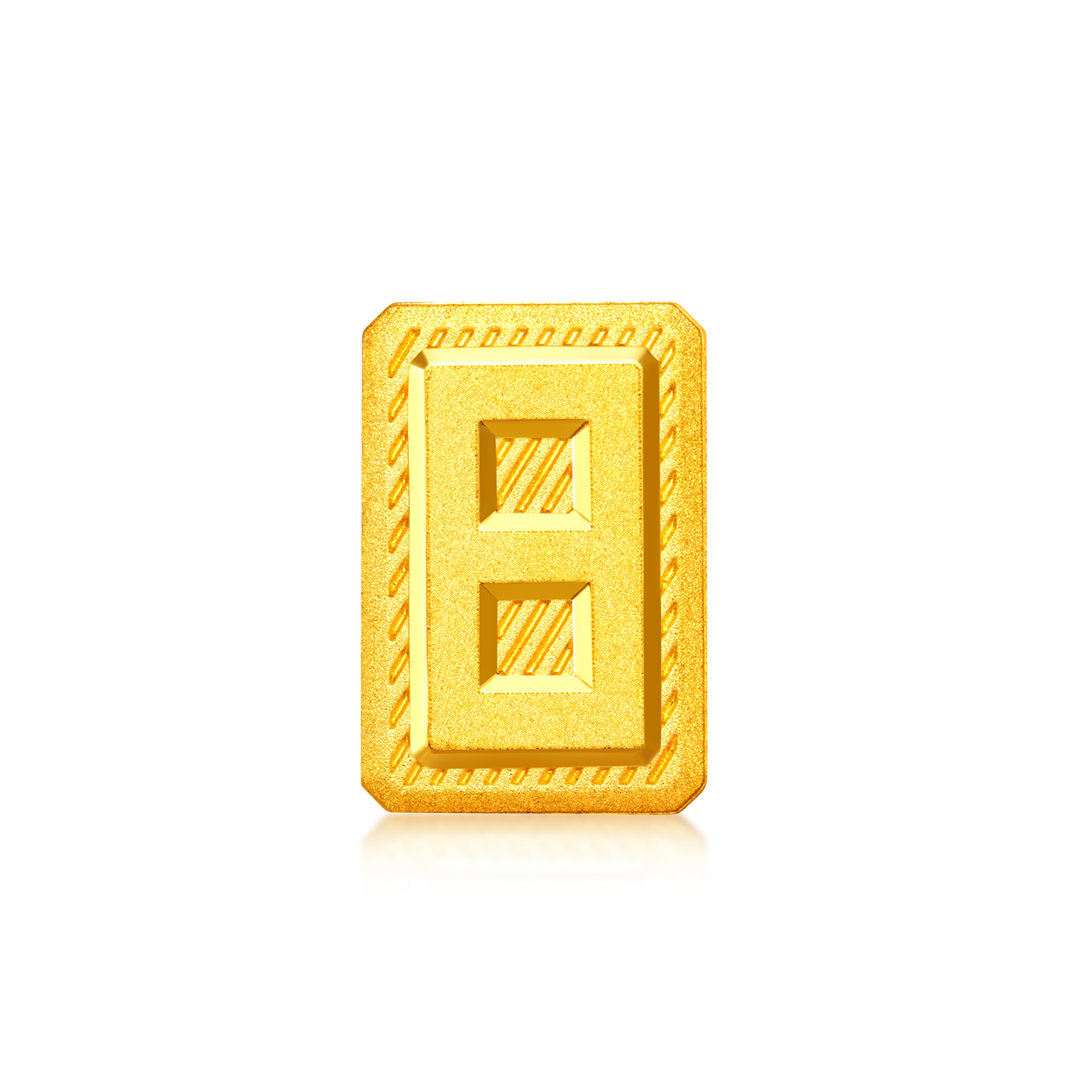 【新品预售】六福珠宝数字黄金添富金条DIY幸运号码送礼1g计价040469GA-1A