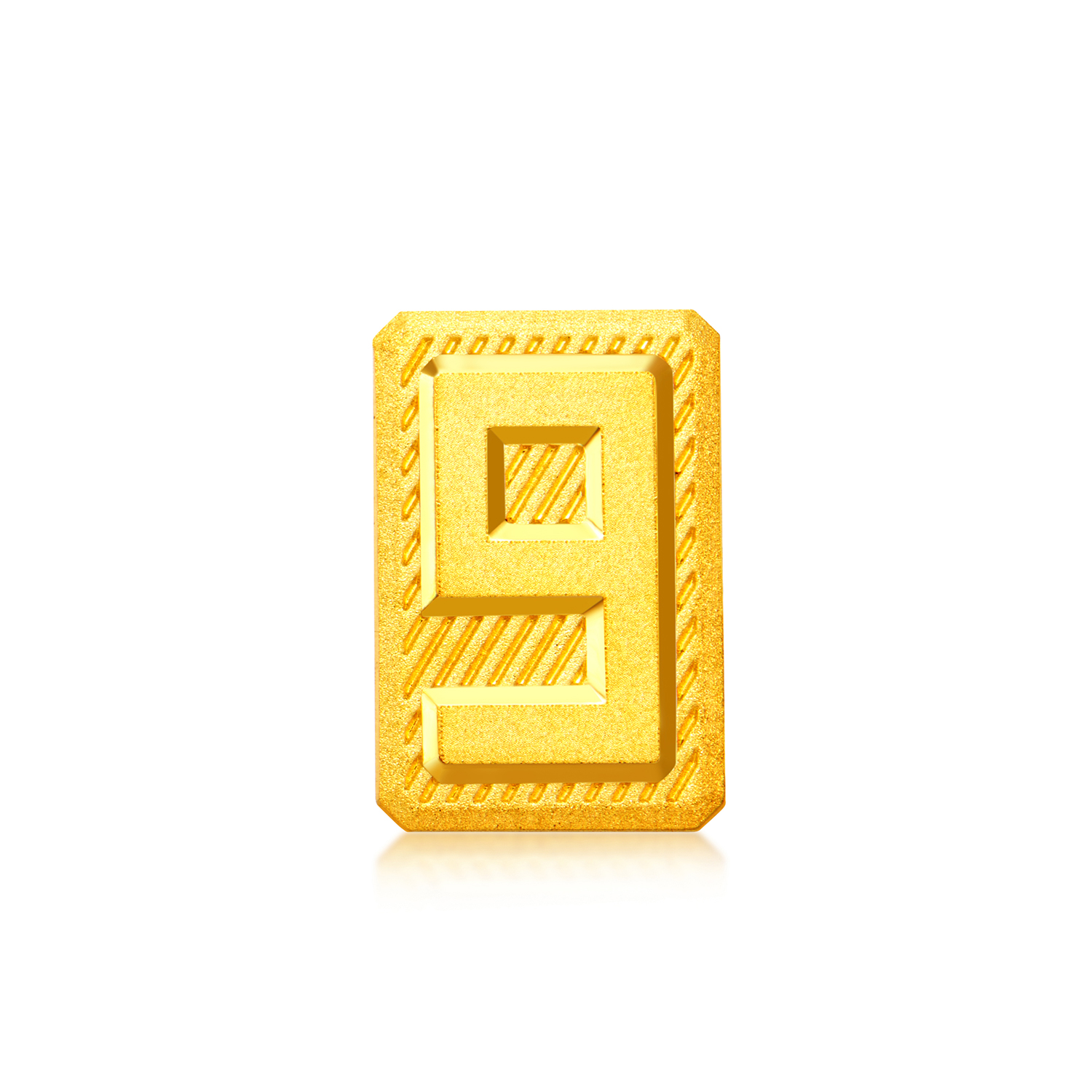 【新品预售】六福珠宝数字黄金添富金条DIY幸运号码送礼1g计价040469GA-1A